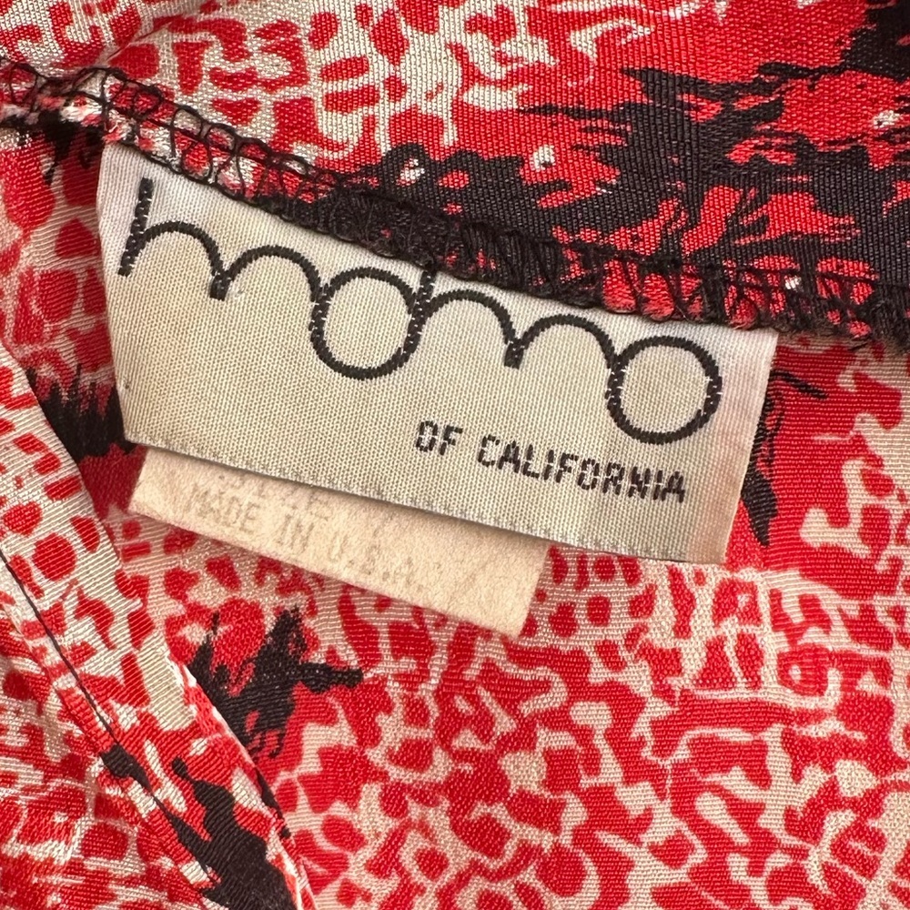 Elegant Asymmetrical Red and Black Dress - Picture 3 of 16